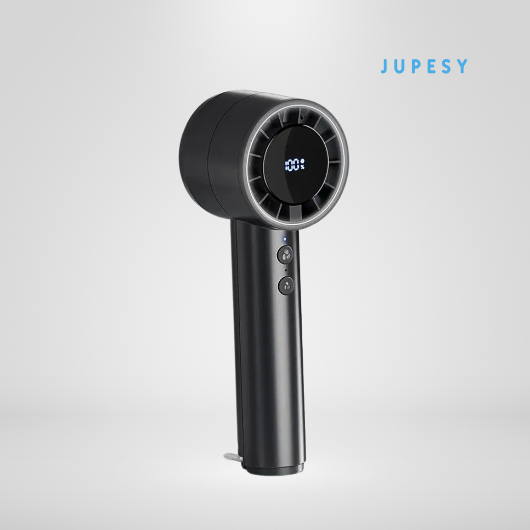 Portable USB High-Speed Mini Fan with LED Display