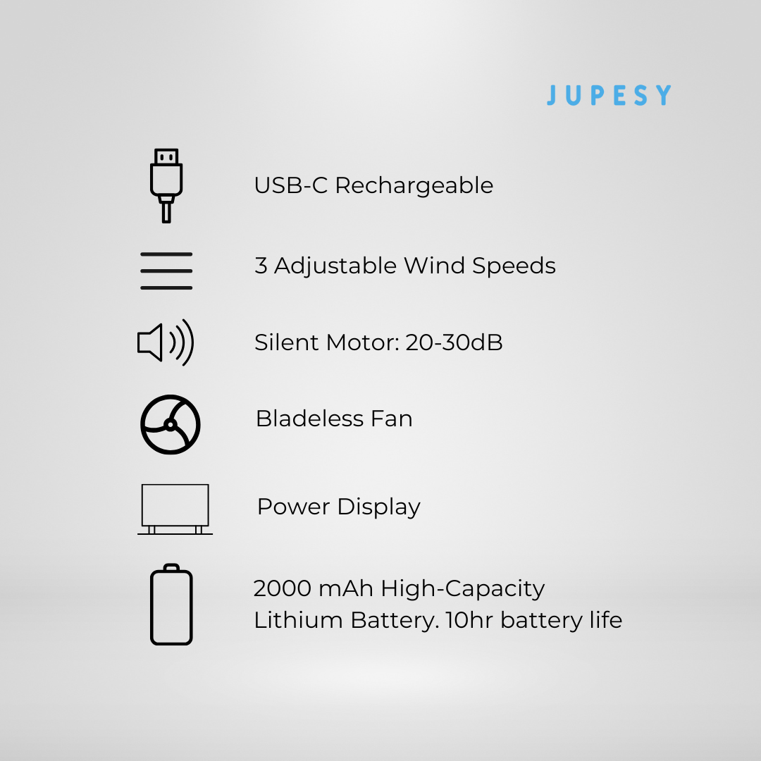 Portable Hanging Neck Fan