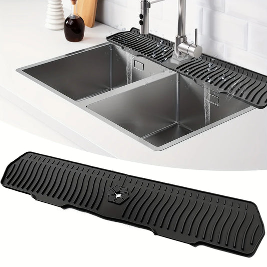 silicone sink faucet splash guard behind kitchen faucet