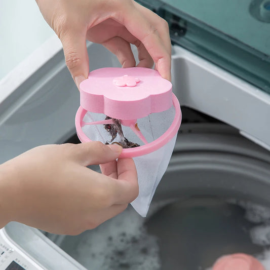 Reusable washing machine lint remover ball for pet fur