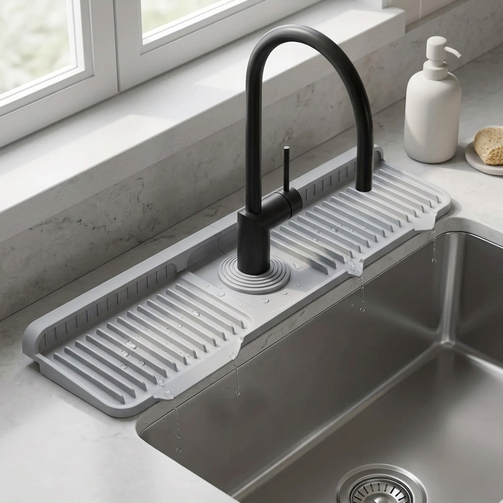 Premium Sink Splash Guard – Upgraded Design