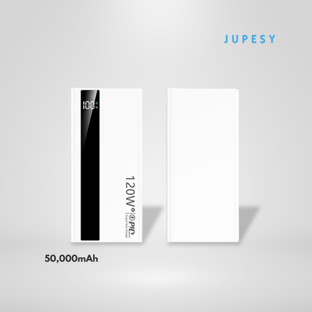 Jupesy 120W 50,000mAh Super Fast Charging Power Bank