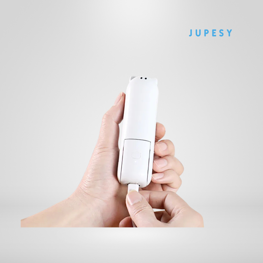 Portable Super Mini Handheld Fan – Foldable, USB Rechargeable & Power Bank in One