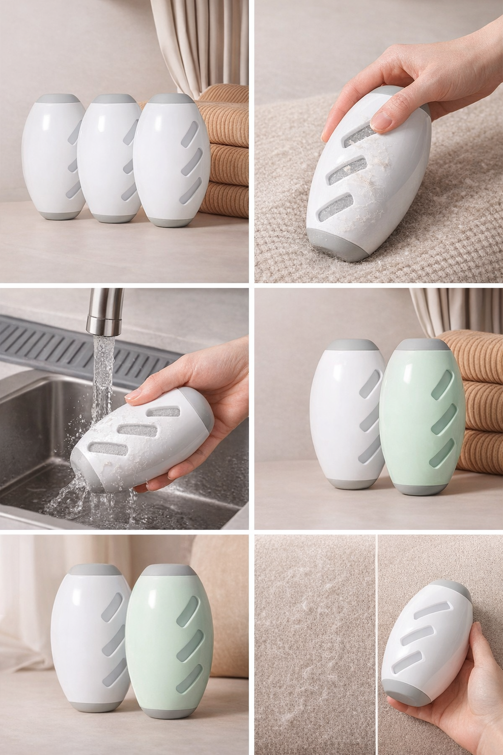 Reusable Lint Roller – Pet Hair Remover for Clothes & Furniture