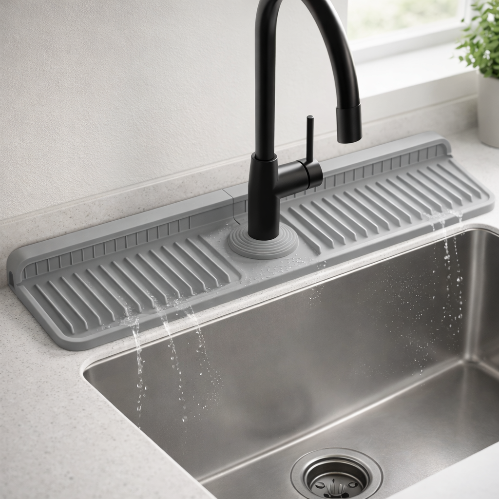 Premium Sink Splash Guard – Upgraded Design