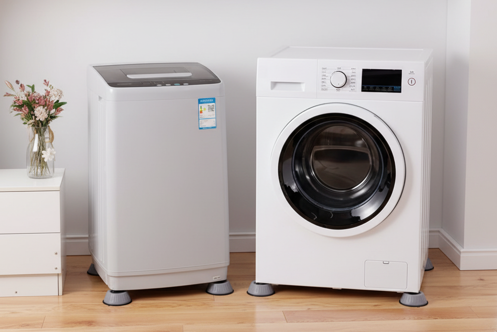 Anti-Vibration Washer Pads – Non-Slip Washing Machine & Dryer Feet Stabilizer (4 Pack)