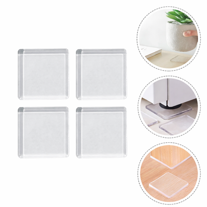 Anti-Vibration Washer Pads – Non-Slip Washing Machine & Dryer Feet Stabilizer (4 Pack)