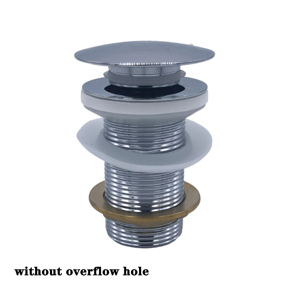 Modern Pop-Up Sink Drain Stopper – Anti-Clog Bathroom Upgrade (Universal Fit)