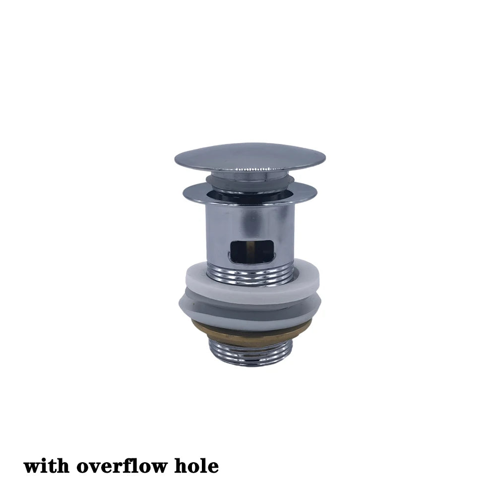 Modern Pop-Up Sink Drain Stopper – Anti-Clog Bathroom Upgrade (Universal Fit)