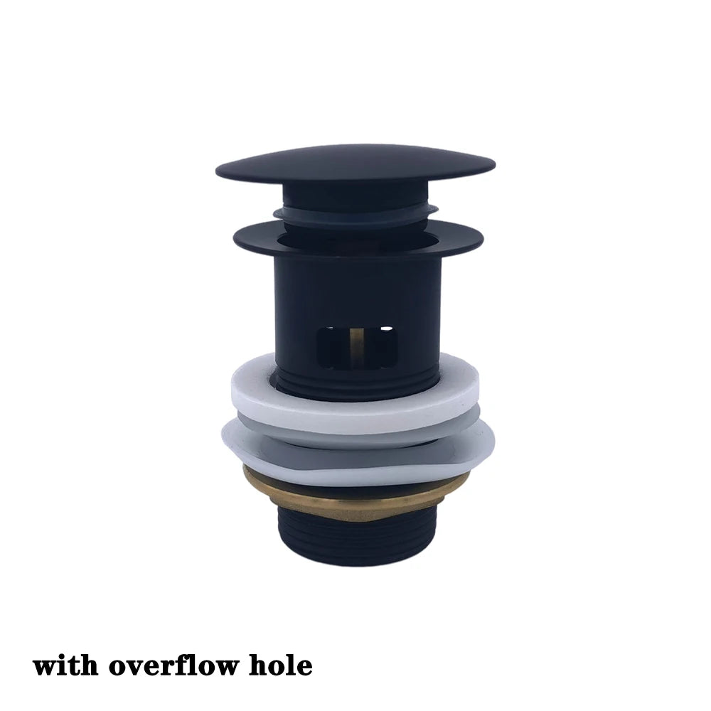 Modern Pop-Up Sink Drain Stopper – Anti-Clog Bathroom Upgrade (Universal Fit)