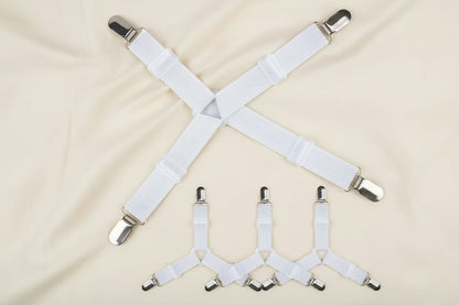 Bed Sheet Straps & Clips – Adjustable Sheet Holders
