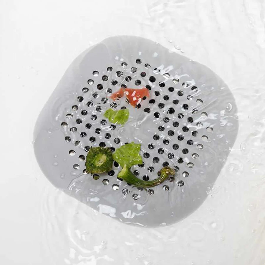 Sink Drain Hair Catcher – Silicone Drain Strainer for Kitchen & Bathroom