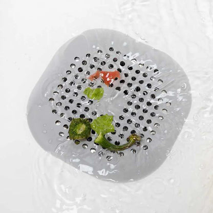 Sink Drain Hair Catcher – Silicone Drain Strainer for Kitchen & Bathroom