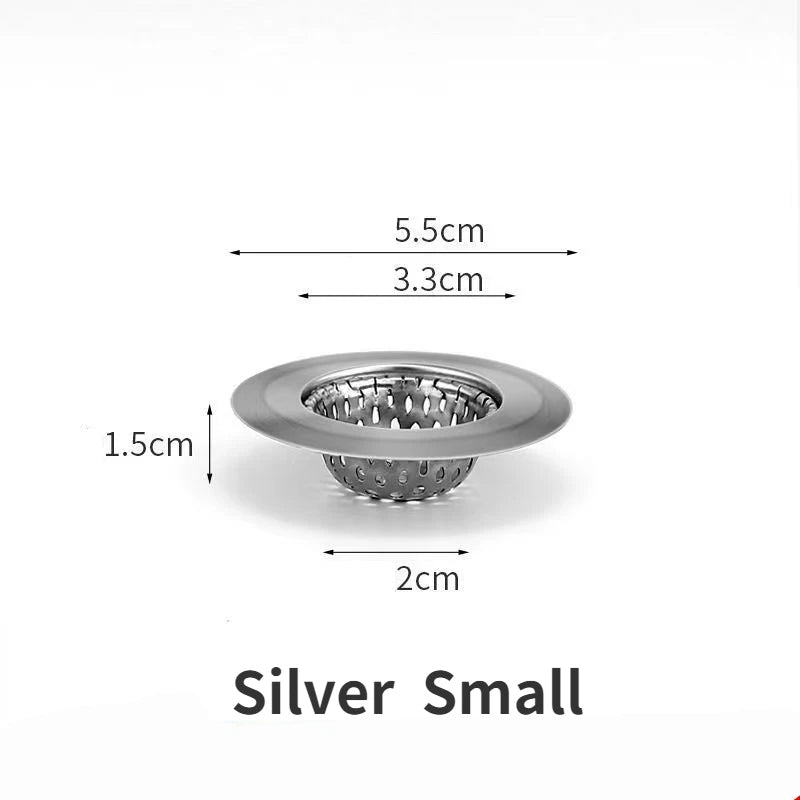 3-in-1 Kitchen Sink Strainer & Pop-Up Drain Stopper – Stainless Steel Anti-Clog Filter Basket