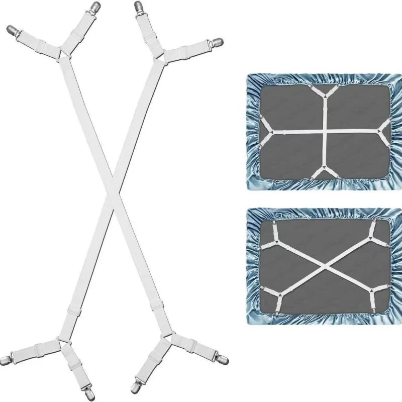 Bed Sheet Straps & Clips – Adjustable Sheet Holders