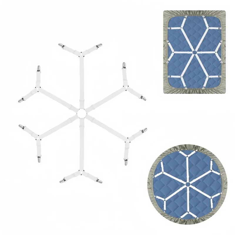 Bed Sheet Straps & Clips – Adjustable Sheet Holders