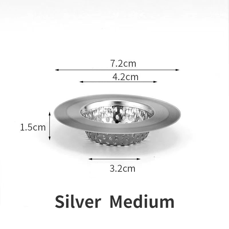 3-in-1 Kitchen Sink Strainer & Pop-Up Drain Stopper – Stainless Steel Anti-Clog Filter Basket