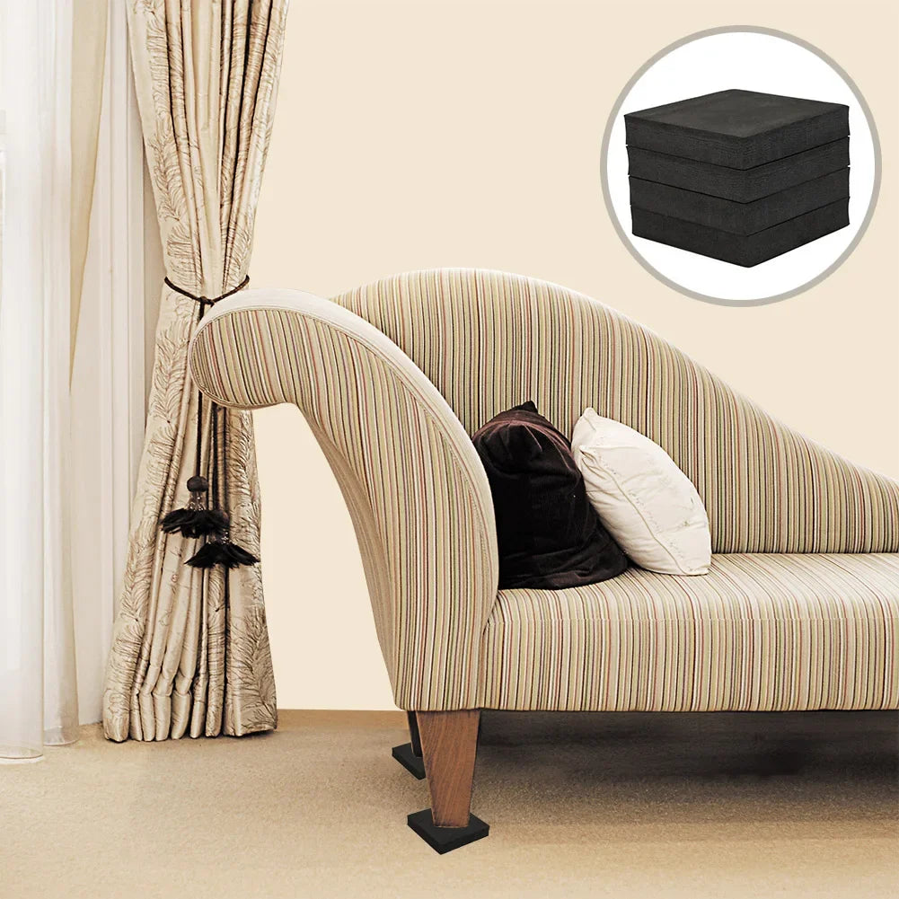 anti vibration rubber pads and felt furniture floor protectors