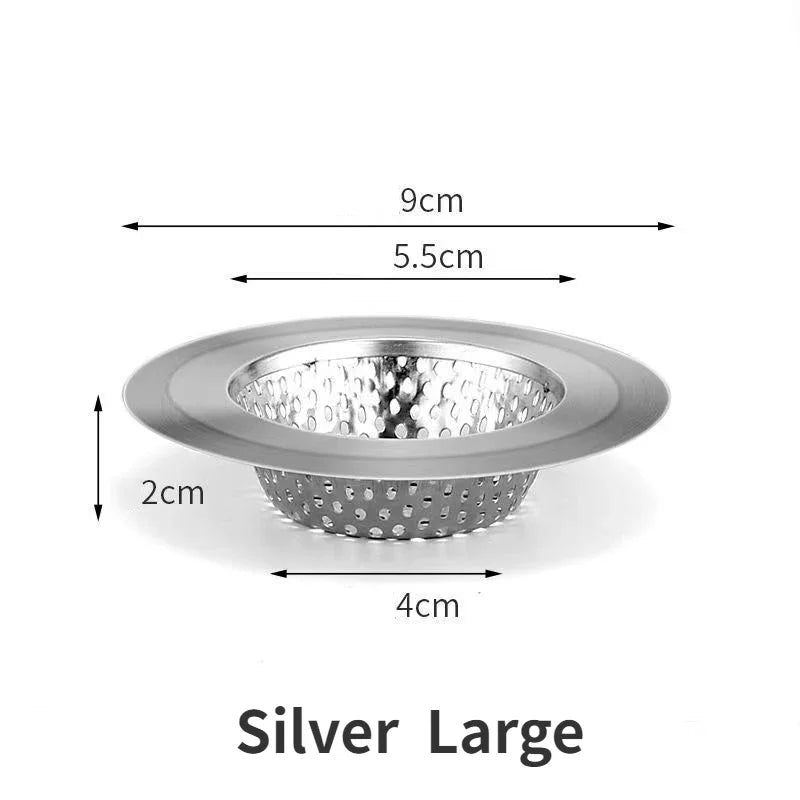 3-in-1 Kitchen Sink Strainer & Pop-Up Drain Stopper – Stainless Steel Anti-Clog Filter Basket