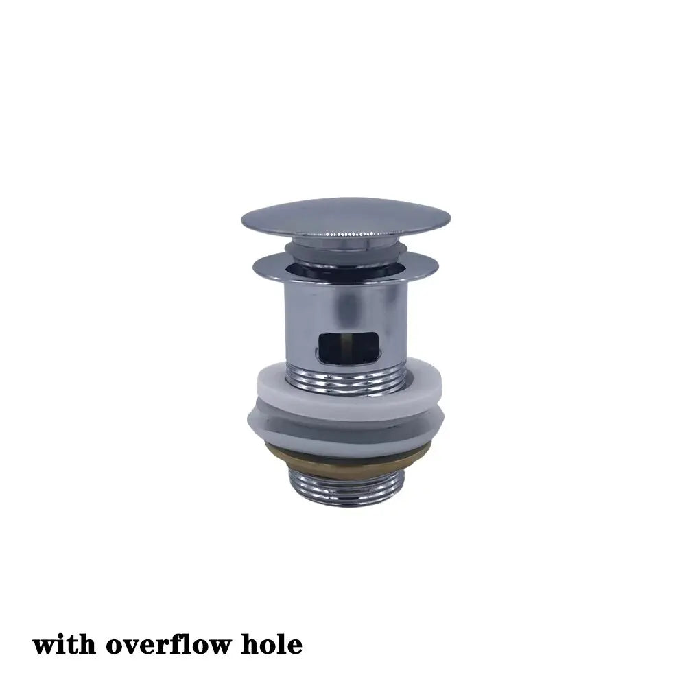 Modern Pop-Up Sink Drain Stopper – Anti-Clog Bathroom Upgrade (Universal Fit)