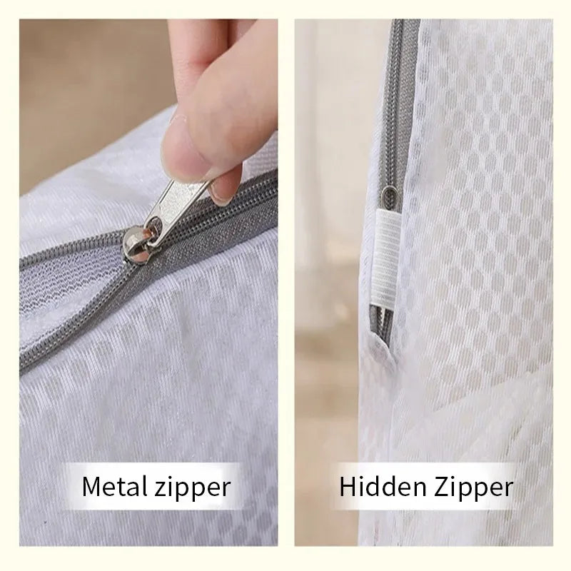 zippered mesh laundry bag for delicates