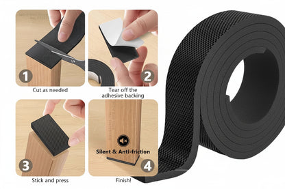 Anti-Slip Furniture Grip Roll – Cut-to-Size Pads