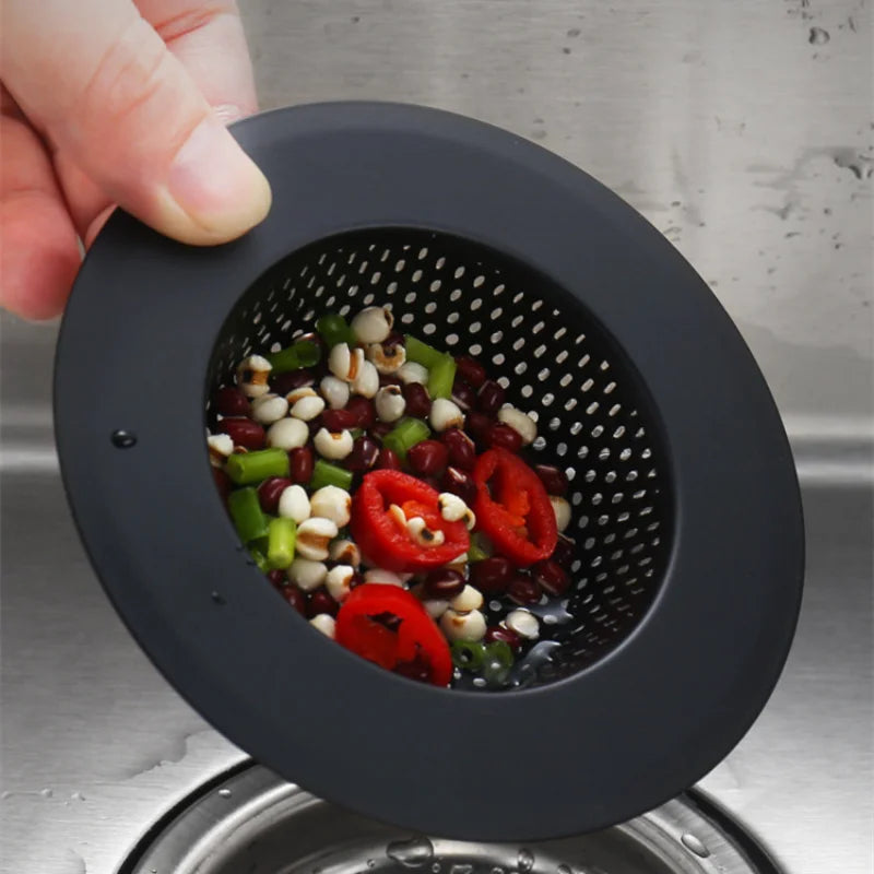 3-in-1 Kitchen Sink Strainer & Pop-Up Drain Stopper – Stainless Steel Anti-Clog Filter Basket