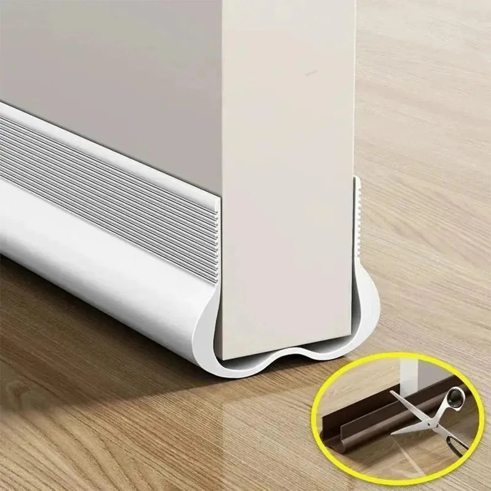 Door Draft Stopper Seal – Adjustable Under Door Draft Guard for Dust, Noise & Cold Air