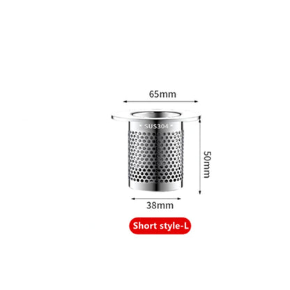 Stainless Steel Drain Hair Catcher – Anti-Clog Sink & Shower Filter