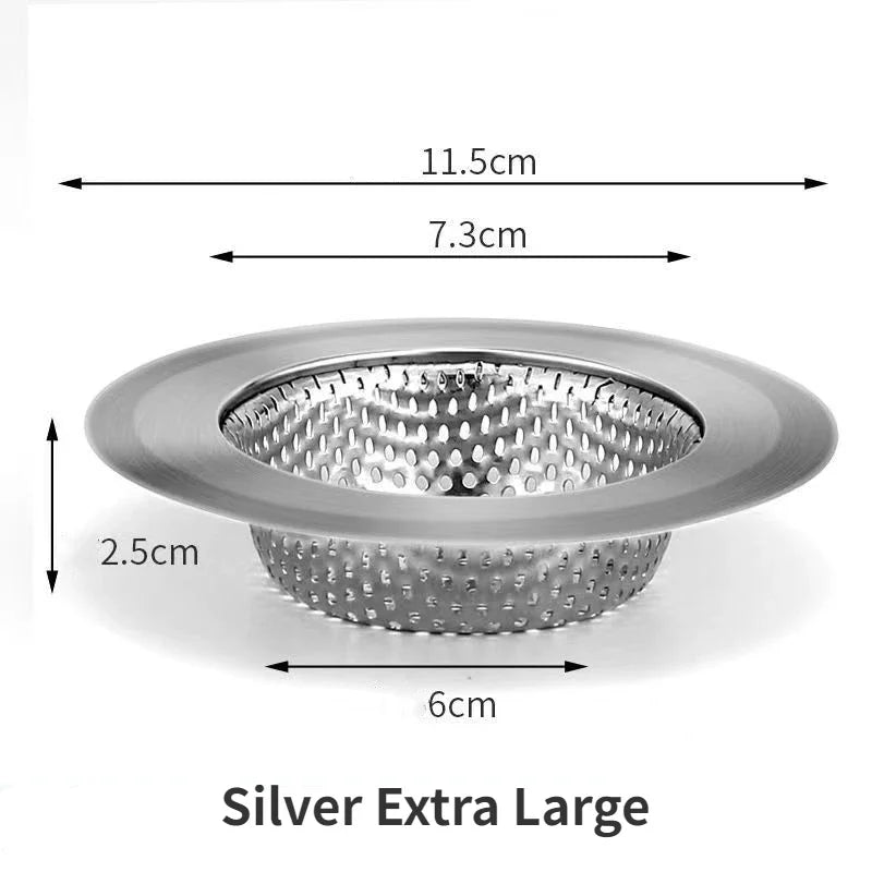 3-in-1 Kitchen Sink Strainer & Pop-Up Drain Stopper – Stainless Steel Anti-Clog Filter Basket