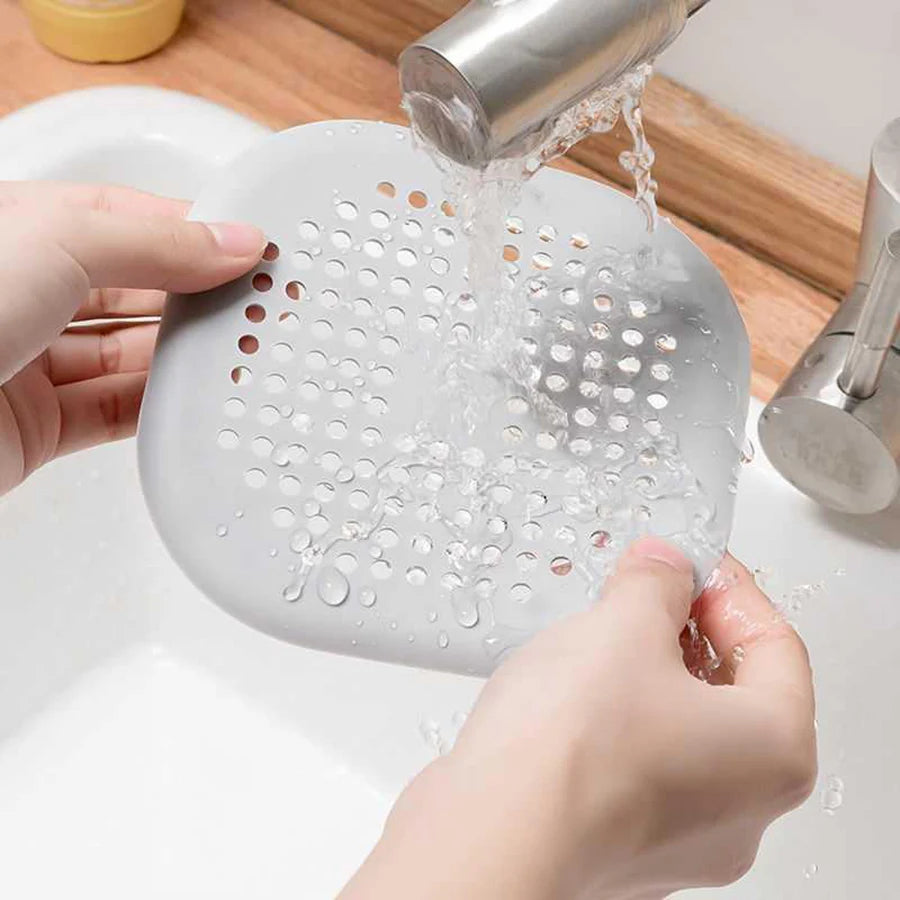 Sink Drain Hair Catcher – Silicone Drain Strainer for Kitchen & Bathroom