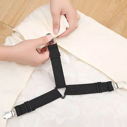 Bed Sheet Straps & Clips – Adjustable Sheet Holders