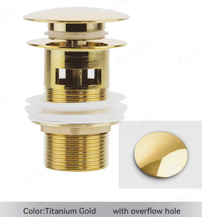 Modern Pop-Up Sink Drain Stopper – Anti-Clog Bathroom Upgrade (Universal Fit)