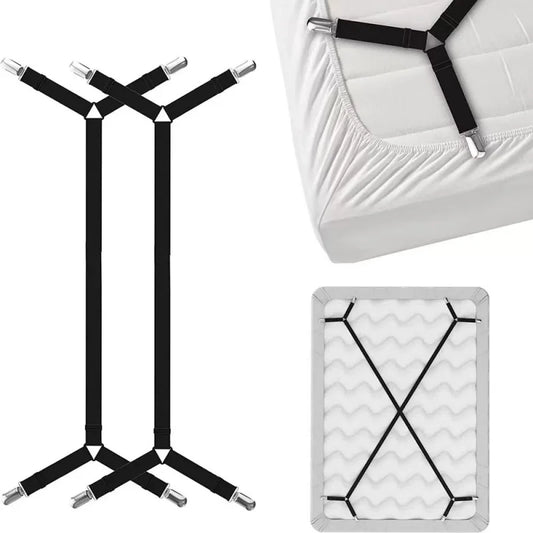 Bed Sheet Straps & Clips – Adjustable Sheet Holders