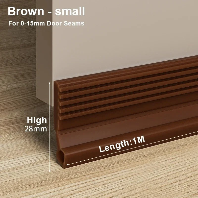 Door Draft Stopper Seal – Adjustable Under Door Draft Guard for Dust, Noise & Cold Air