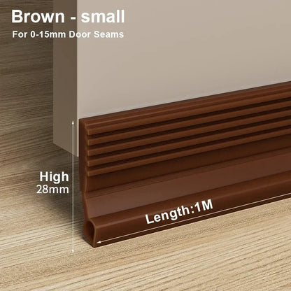 Door Draft Stopper Seal – Adjustable Under Door Draft Guard for Dust, Noise & Cold Air