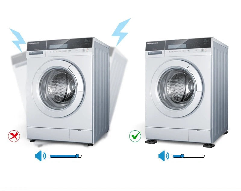 washing machine shaking without anti vibration pads