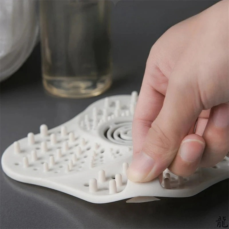 Sink Drain Hair Catcher – Silicone Drain Strainer for Kitchen & Bathroom