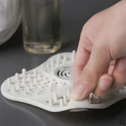 Sink Drain Hair Catcher – Silicone Drain Strainer for Kitchen & Bathroom