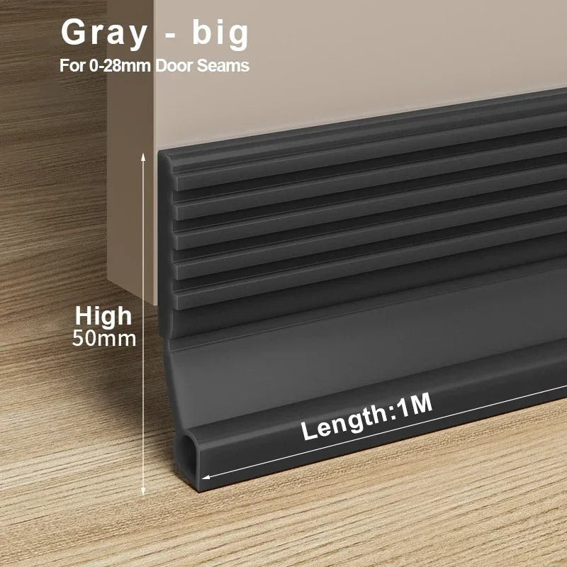 Door Draft Stopper Seal – Adjustable Under Door Draft Guard for Dust, Noise & Cold Air