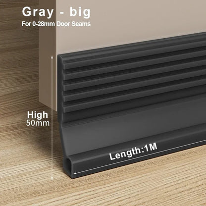 Door Draft Stopper Seal – Adjustable Under Door Draft Guard for Dust, Noise & Cold Air