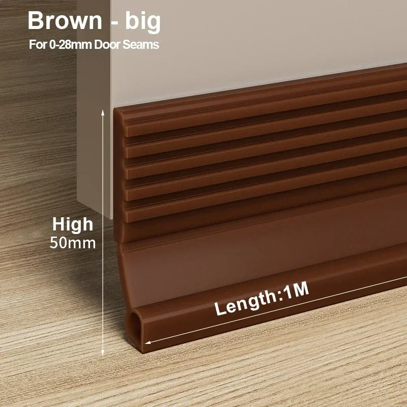 Door Draft Stopper Seal – Adjustable Under Door Draft Guard for Dust, Noise & Cold Air